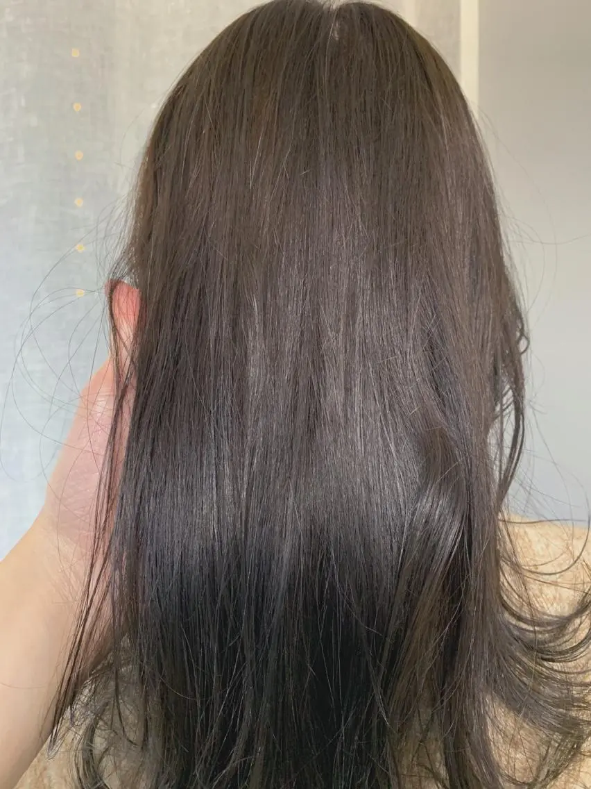 ロング カラー ボブパーマコテ巻き風 パーマNo1深江秀平のヘアスタイル