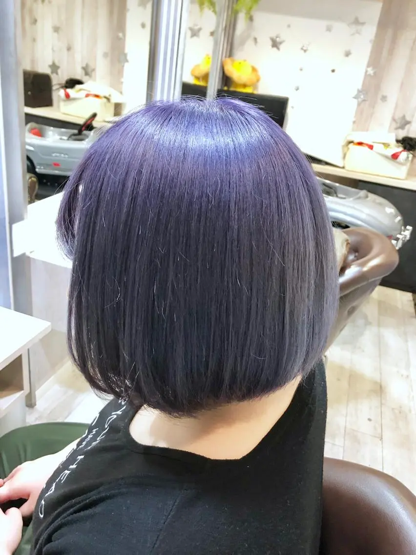 ショート カラー 🤍ムラ修正ブリーチ 🤍原宿/YUUのヘアスタイル