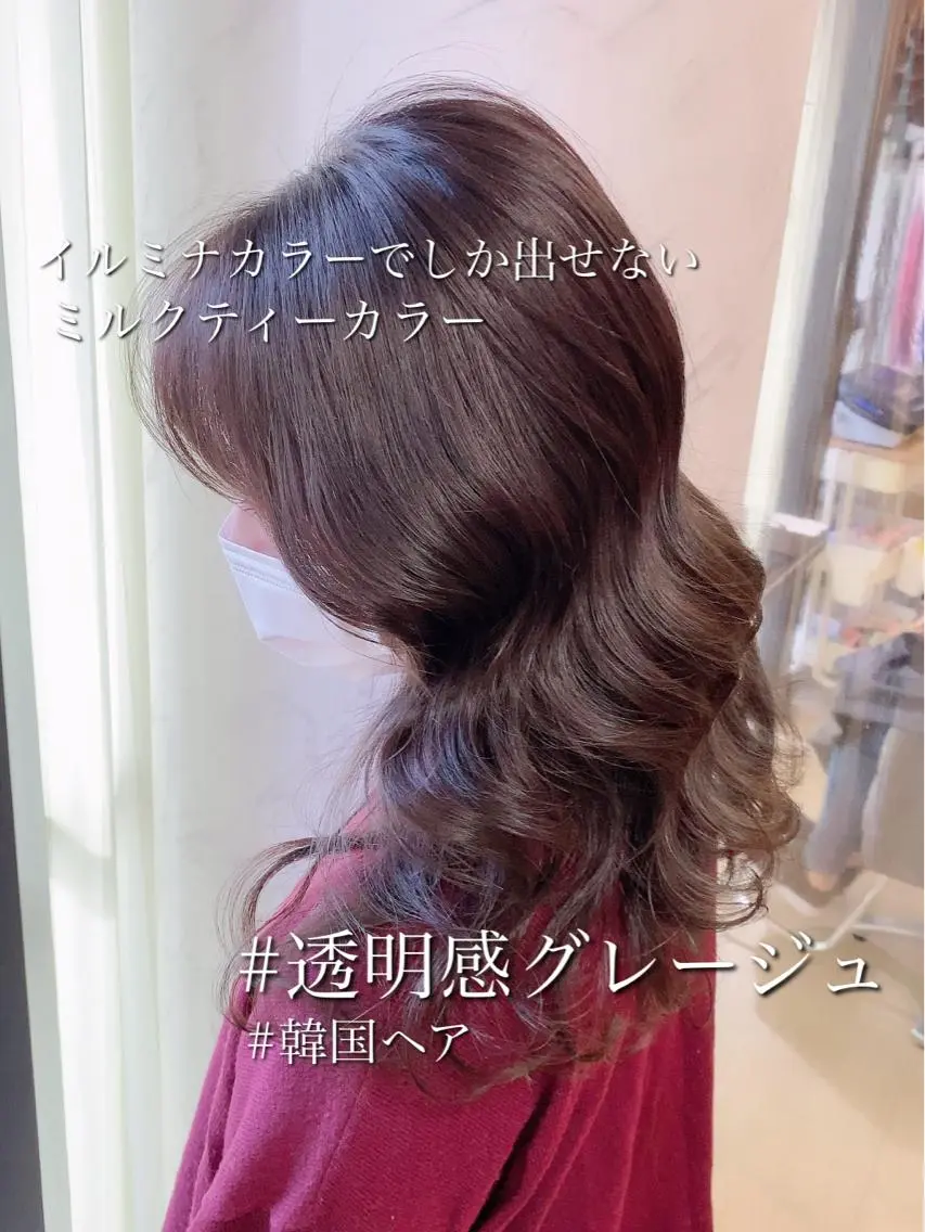 ミディアム 🇰🇷TOMO/ 韓国風/大阪🇰🇷のヘアスタイル