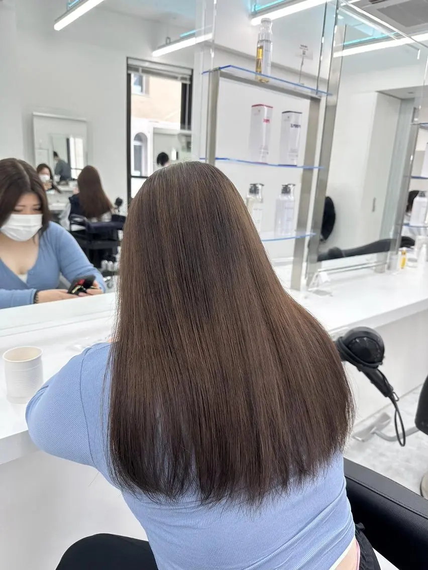 ロング カラー 似合わせハイトーン♡ みつきのヘアスタイル