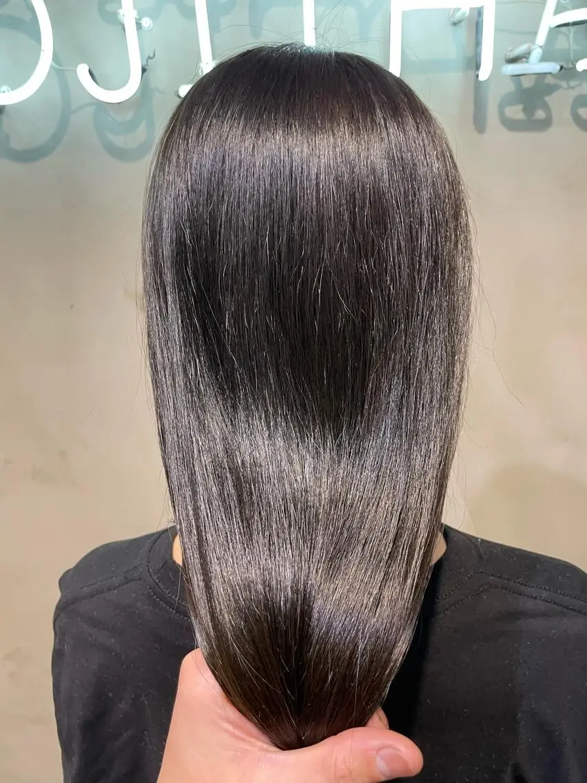 セミロング アッシュ ヘアカラー お気に入り数2.3万 🏆SHO🏆のヘアスタイル