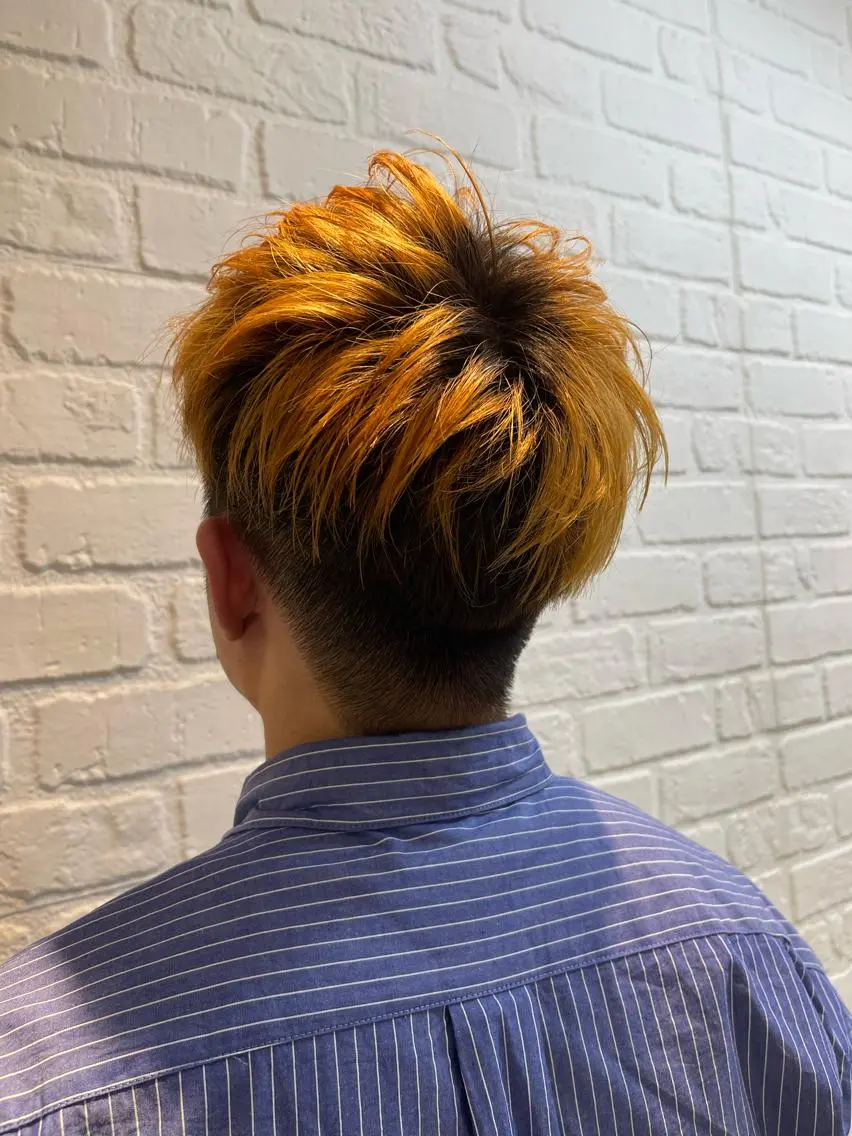 メンズ メンズブリーチ カラーお任せ下さい ✨️おかだまなみのヘアスタイル