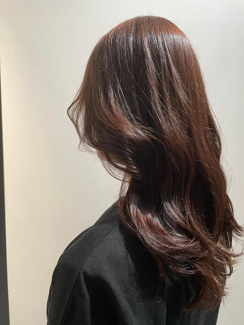 ロング カラー ヘアアレンジ メンズ 寺西 恵🪡🤍のヘアスタイル