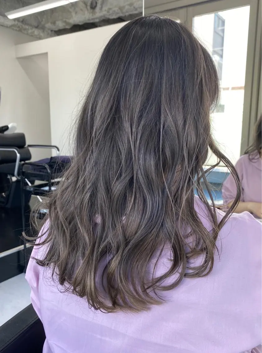 ロング カラー パーマ ヘアアレンジ キッズ ★ 里奈★のヘアスタイル