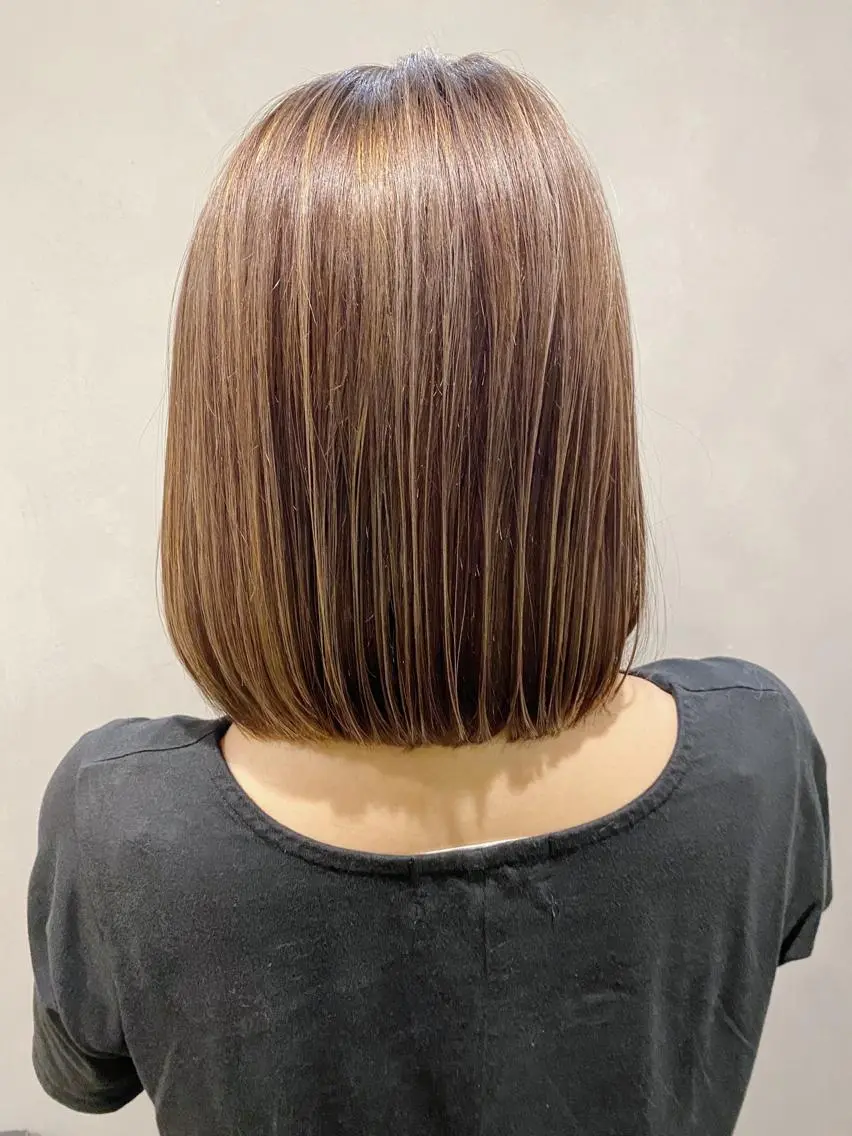 ミディアム カラー ヘアカラー トリートメント 🧡ショートの達人 🧡SHOのヘアスタイル