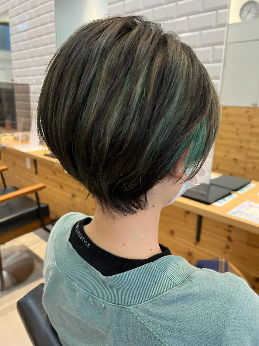 ショート カラー ダブルカラー カット ヘアカラー パーマ トリートメント MATSU 🌟韓国🇰🇷のヘアスタイル