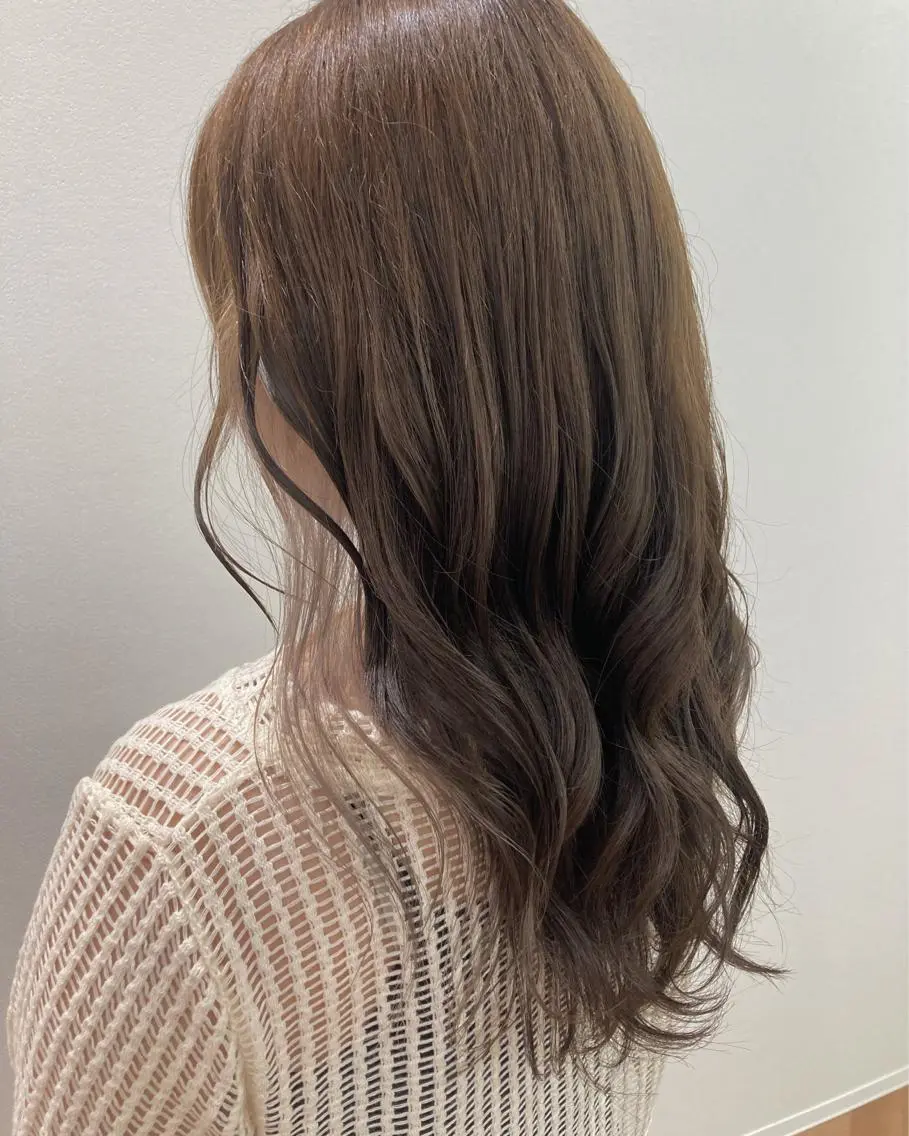ロング カラー ヘアカラー トリートメント 店長 ✂️ムラカミ キラリのヘアスタイル