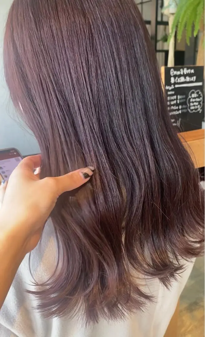 セミロング ヘアカラー ♡FERIA桃山台 サイトウ ユウ♡のヘアスタイル