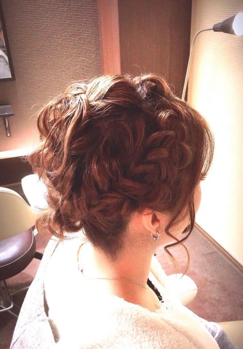 ミディアム ヘアアレンジ セット&メイク RICK trickのヘアスタイル