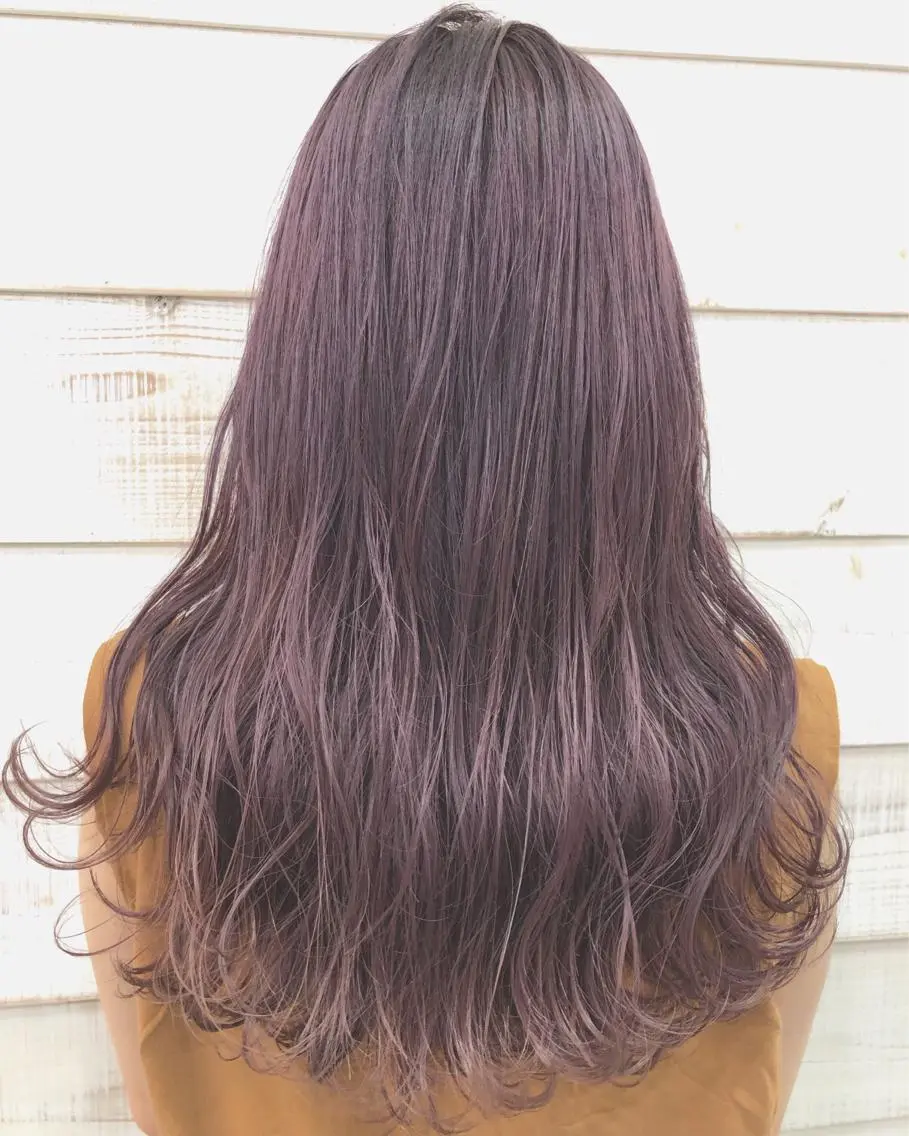 ロング カラー ヘアアレンジ ブリーチダブルカラー ハイライト/山本喜熙のヘアスタイル