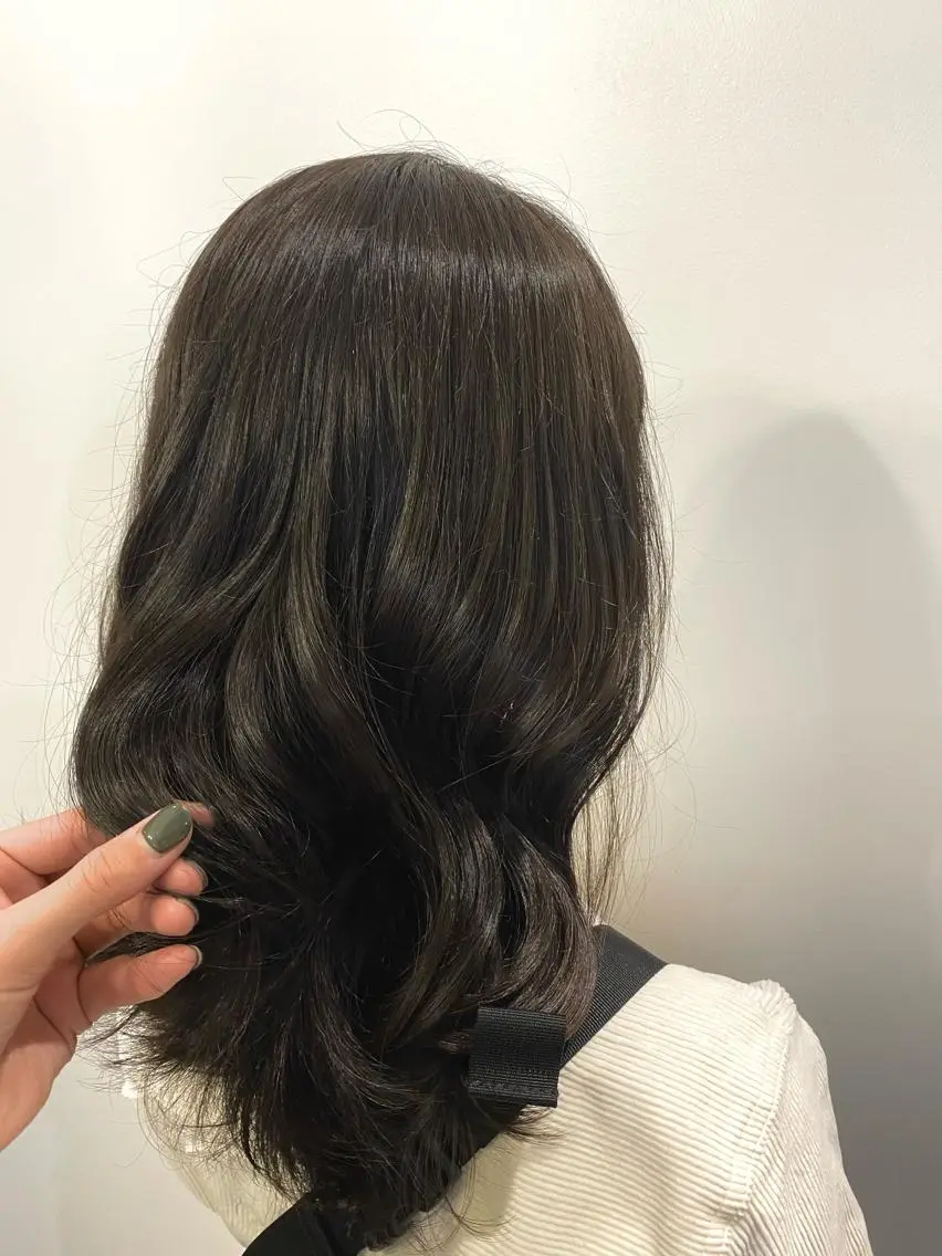 セミロング パープルカラー きむら ゆうきのヘアスタイル