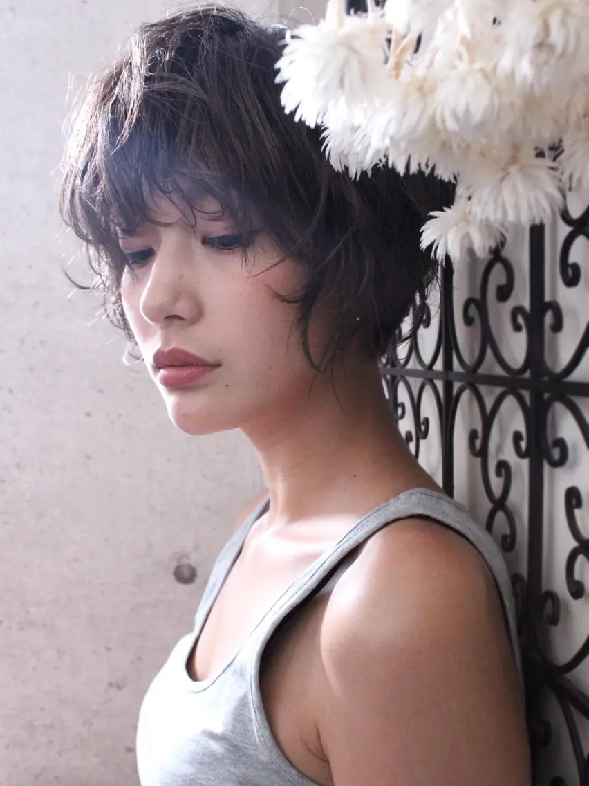 ショート カラー パーマ ooit 【オーイット】のヘアスタイル