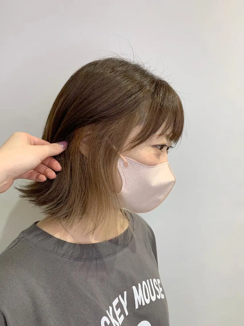 ミディアム カラー ヘアカラー トリートメント 近藤千翔🩵 髪質改善Periodのエステ・リラクイメージ