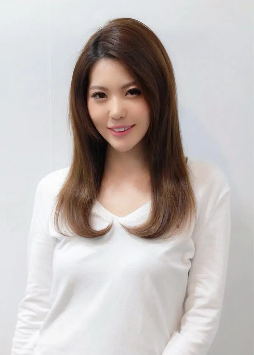 ロング カラー CHAINON 近鉄奈良店のヘアスタイル