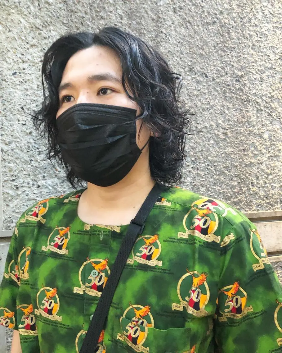 パーマ ヘアアレンジ メンズ カット パーマ トリートメント ヘアセット メンズ特化✂️栗原 侑也のヘアスタイル