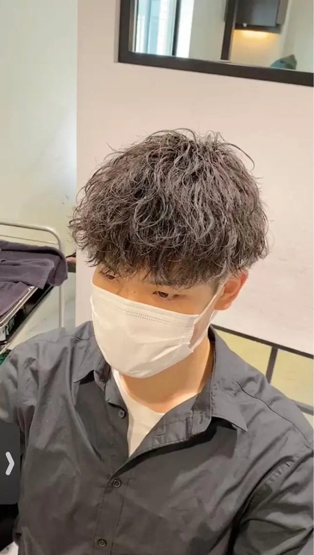 ショート パーマ メンズ 【メンズ特化】 笹目純のヘアスタイル