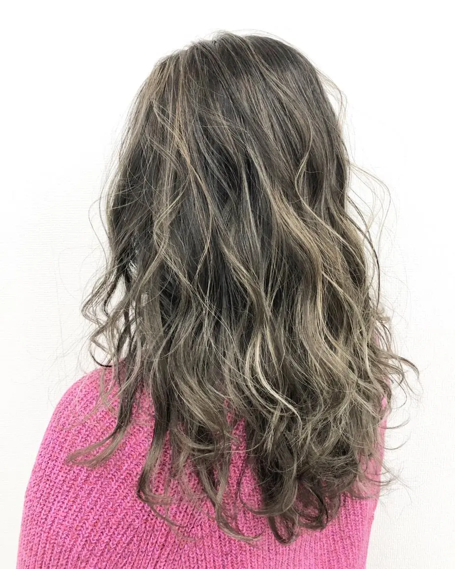 セミロング カットモデル急募🌈 技術責任者久保のヘアスタイル