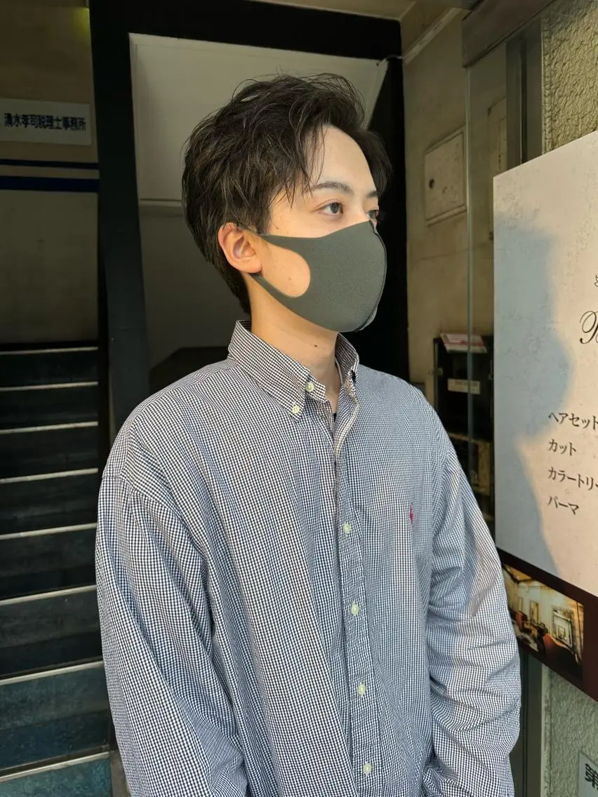ヘアアレンジ メンズ カット スパのヘアスタイル