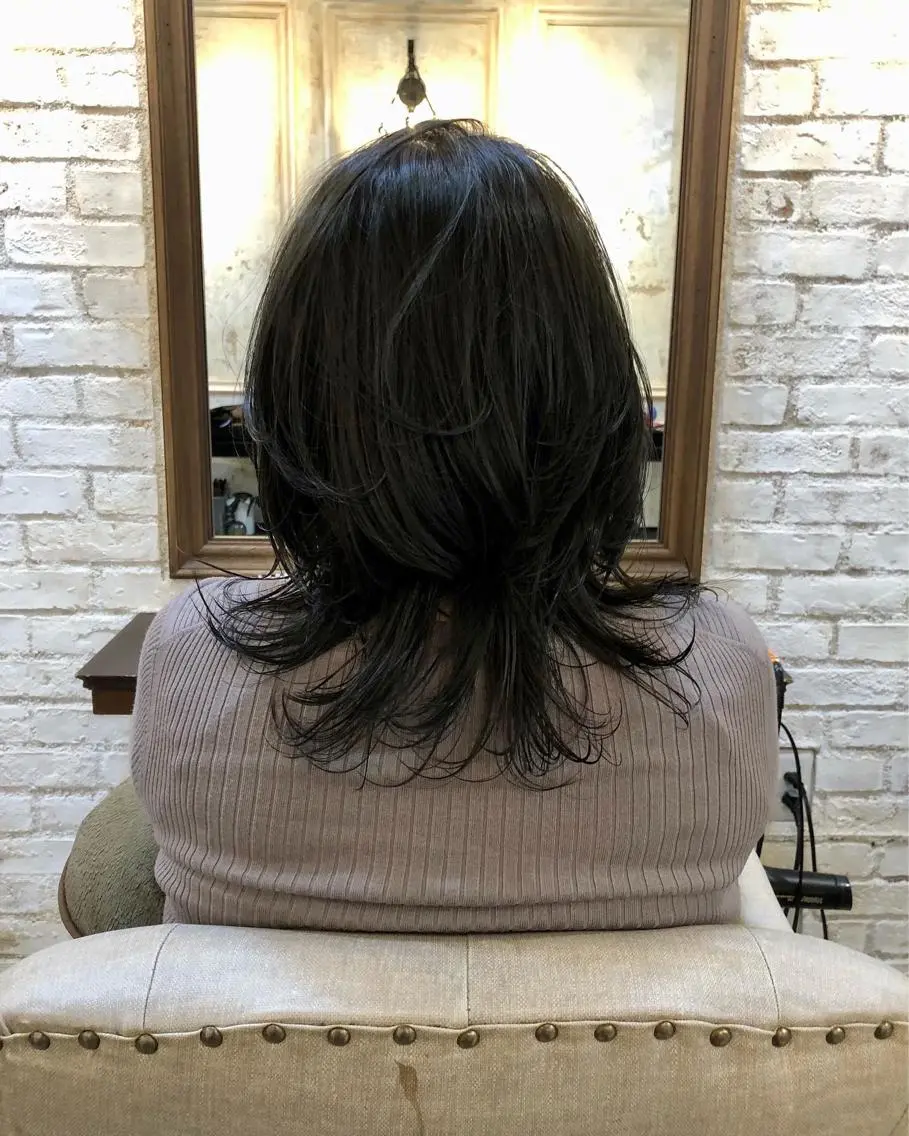 ミディアム カラー 鷺沼駅徒歩1分 キシタクのヘアスタイル
