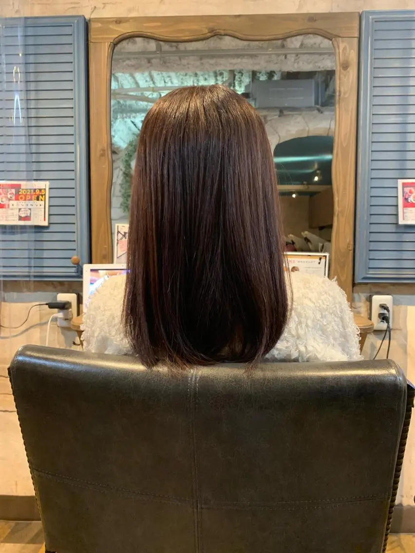 ロング repose日本橋 室町のヘアスタイル