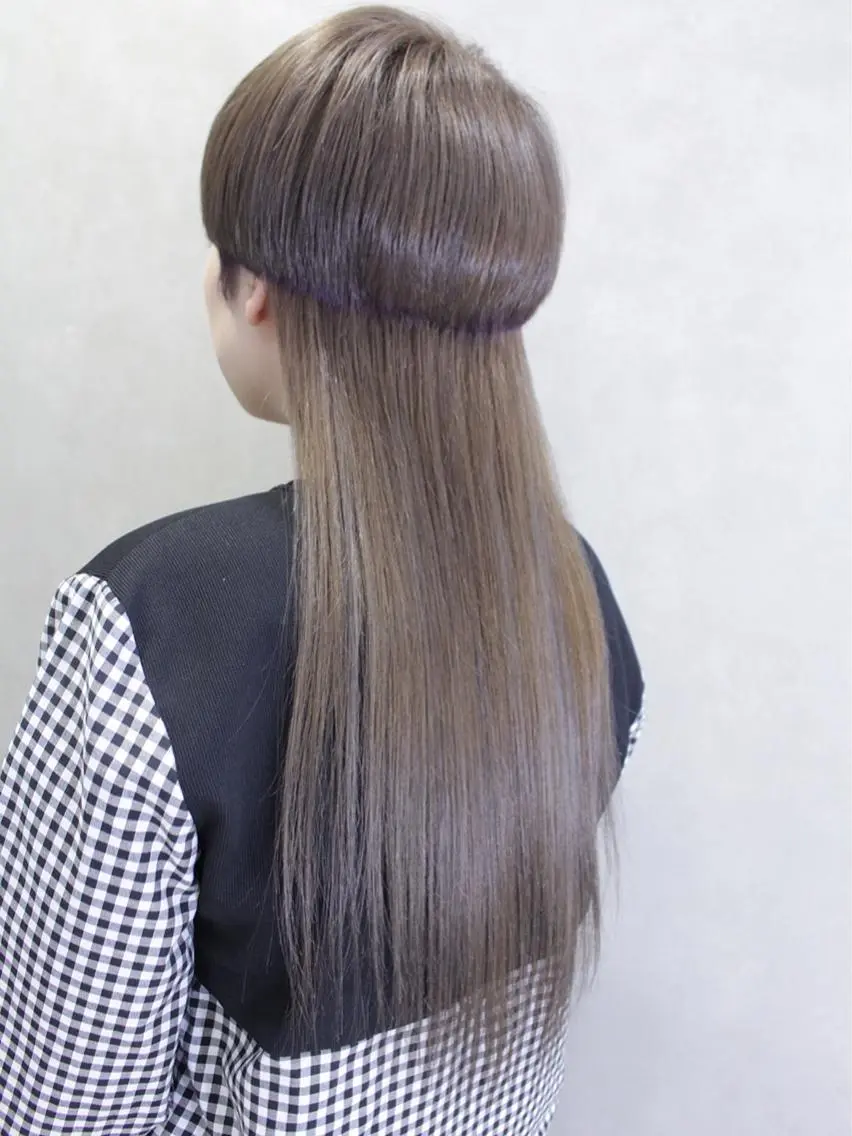 ロング カラー ヘアアレンジ ヘアカラー トリートメント lani ブリーチ /ダブルカラーのヘアスタイル