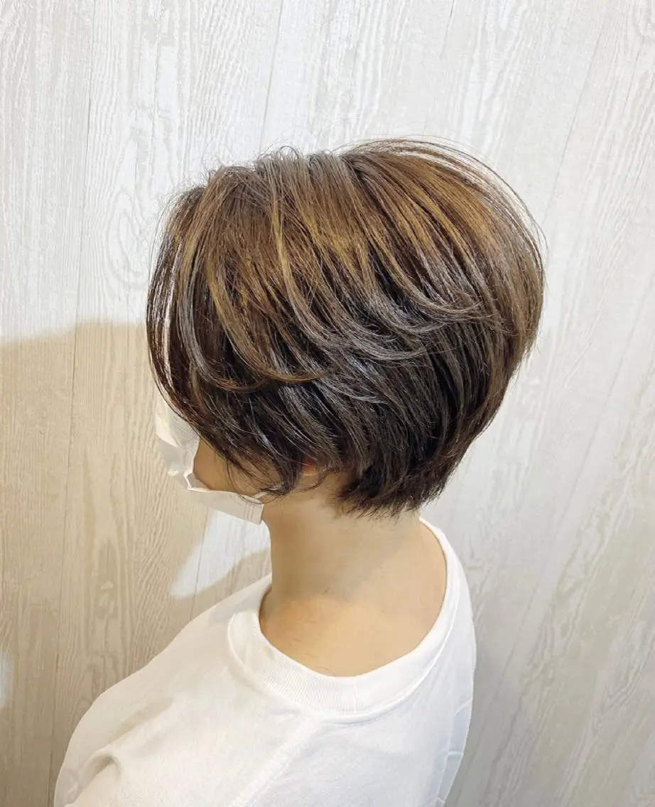 ショート カラー パーマ メンズ カット トリートメント TELA HAIR 副代表 岡田のヘアスタイル