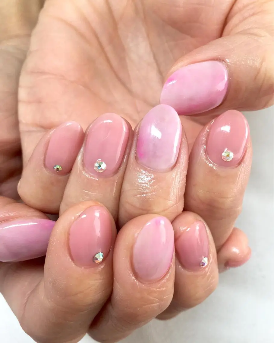ネイル アートネイル ストーンネイル S mikiのネイルデザイン
