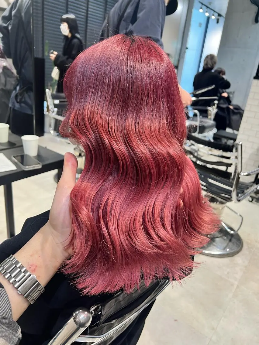セミロング カラー カット ヘアカラー トリートメント 赤みゼロ/透明感 カラー🌿KANTAのヘアスタイル