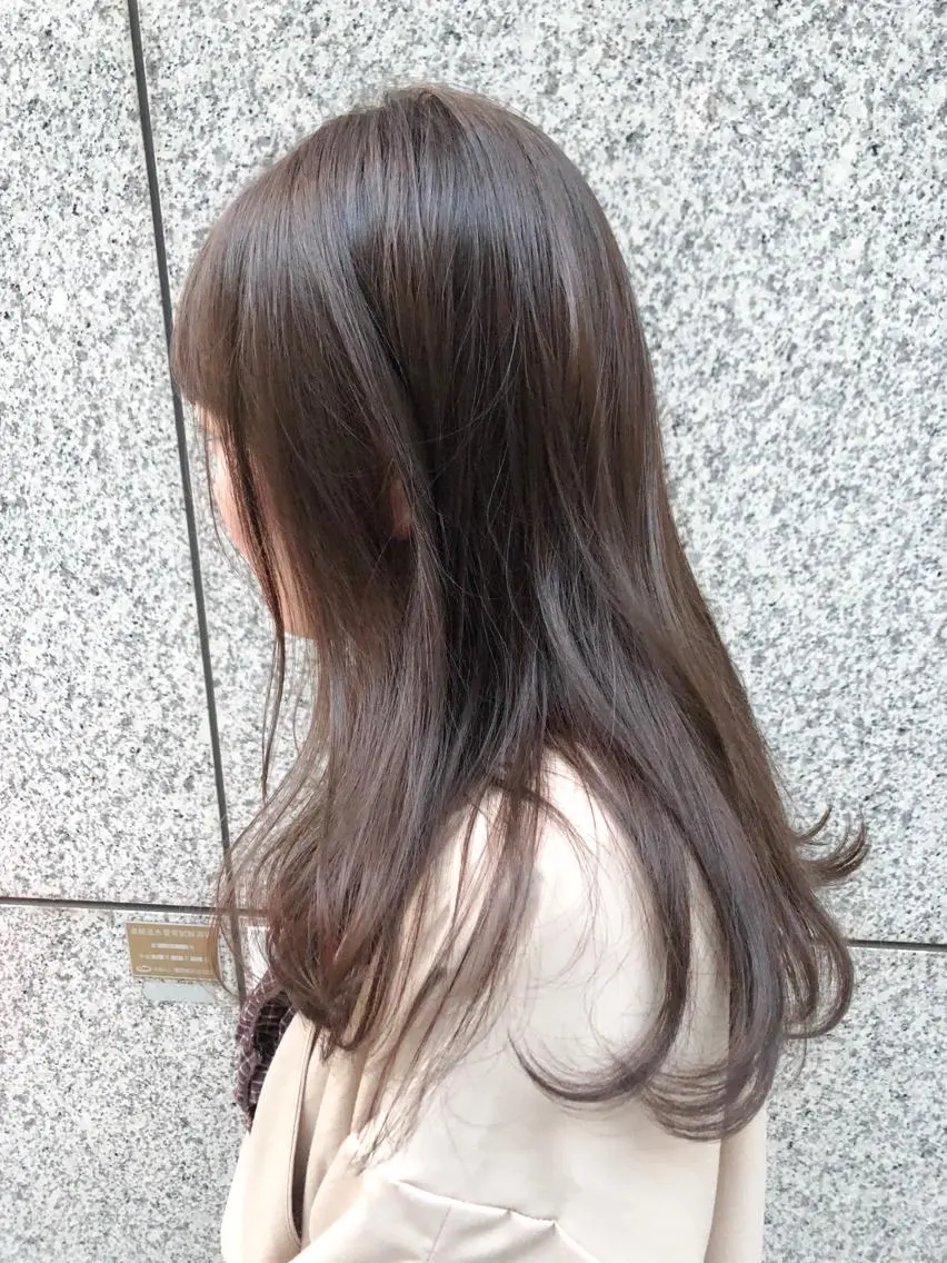 カラー ラベンダーカラー nessヤマサキ リュウタのヘアスタイル