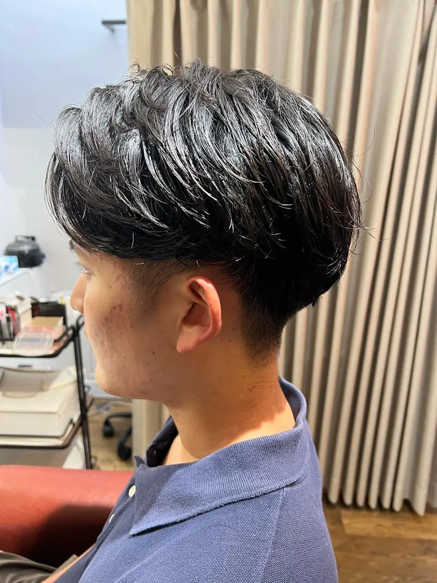 パーマ メンズ カット ⭕️メンズパーマ⭕️ 山口 裕太郎のヘアスタイル
