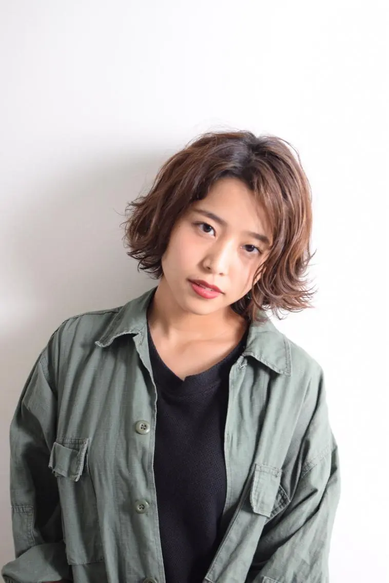 ショート パーマ 東 大貴のヘアスタイル