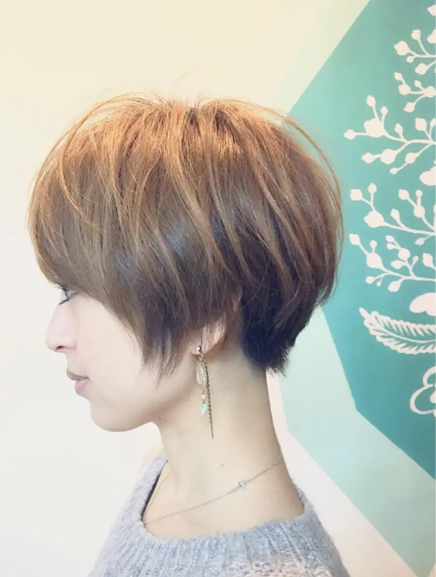 ショート カット トリートメント ヘッドスパ ショートボブ髪質改善 縮毛矯正のプロ山道潤のヘアスタイル