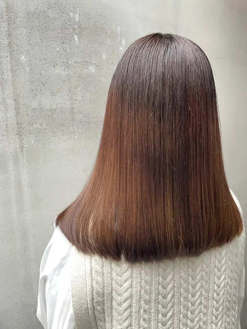 ロング 髪質改善 トリートメント 京都美容師 塩のヘアスタイル