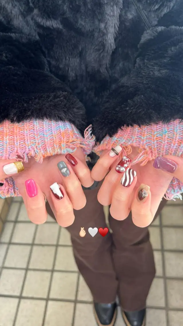ネイル niconail 🧣ayu 📍烏山のネイルデザイン