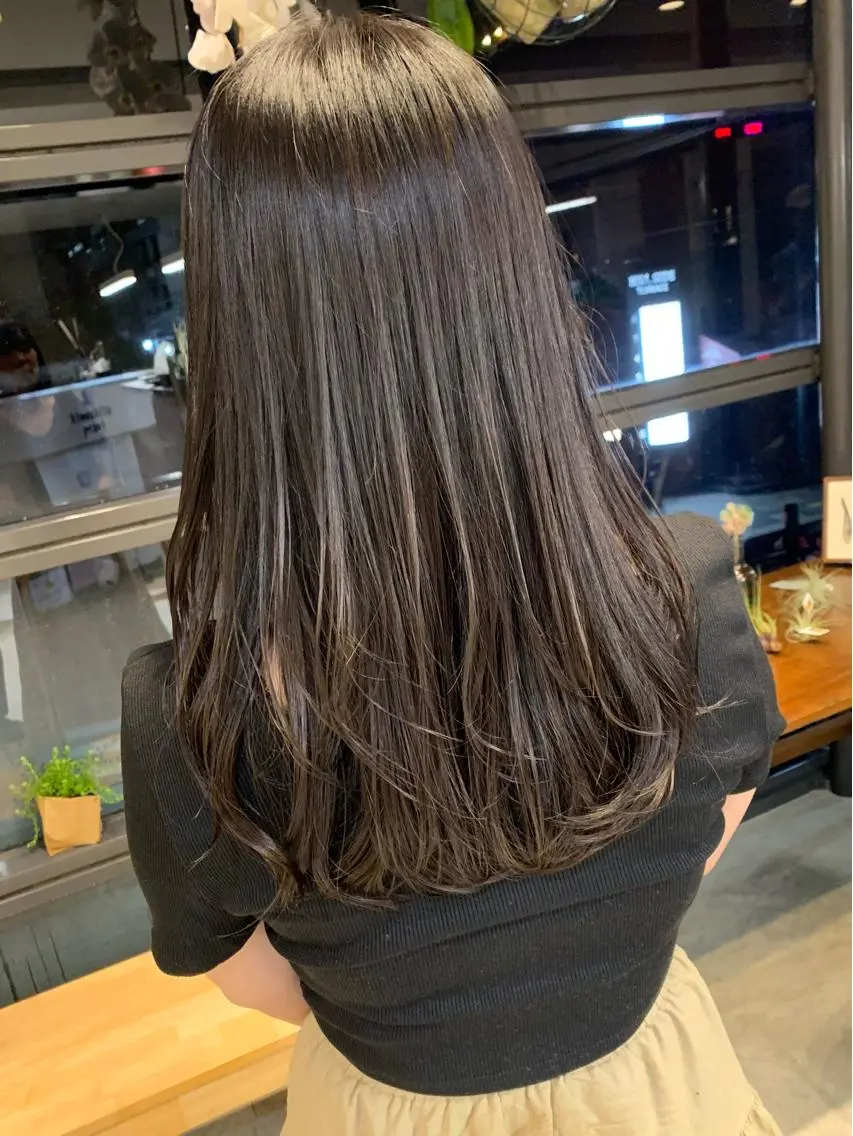 ロング カラー 月200名以上担当 六甲徒歩30秒のヘアスタイル