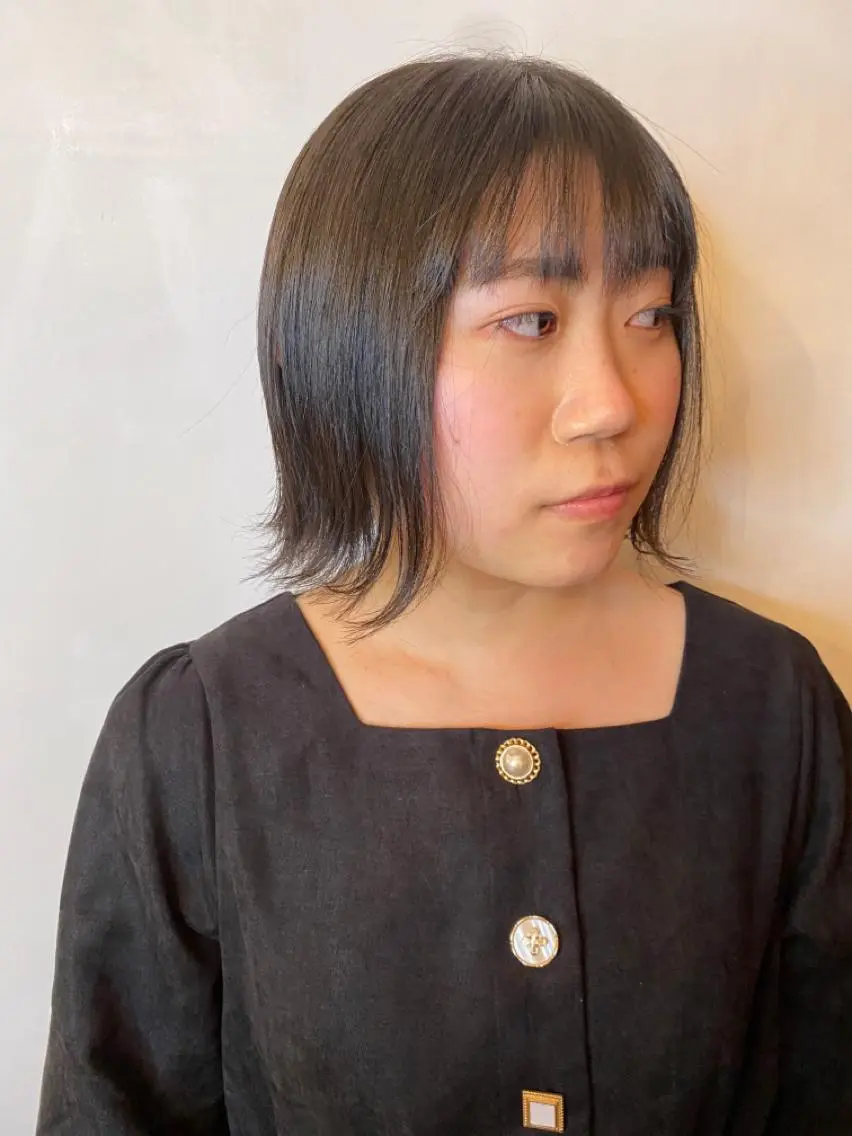 ミディアム 藤田 遼のヘアスタイル
