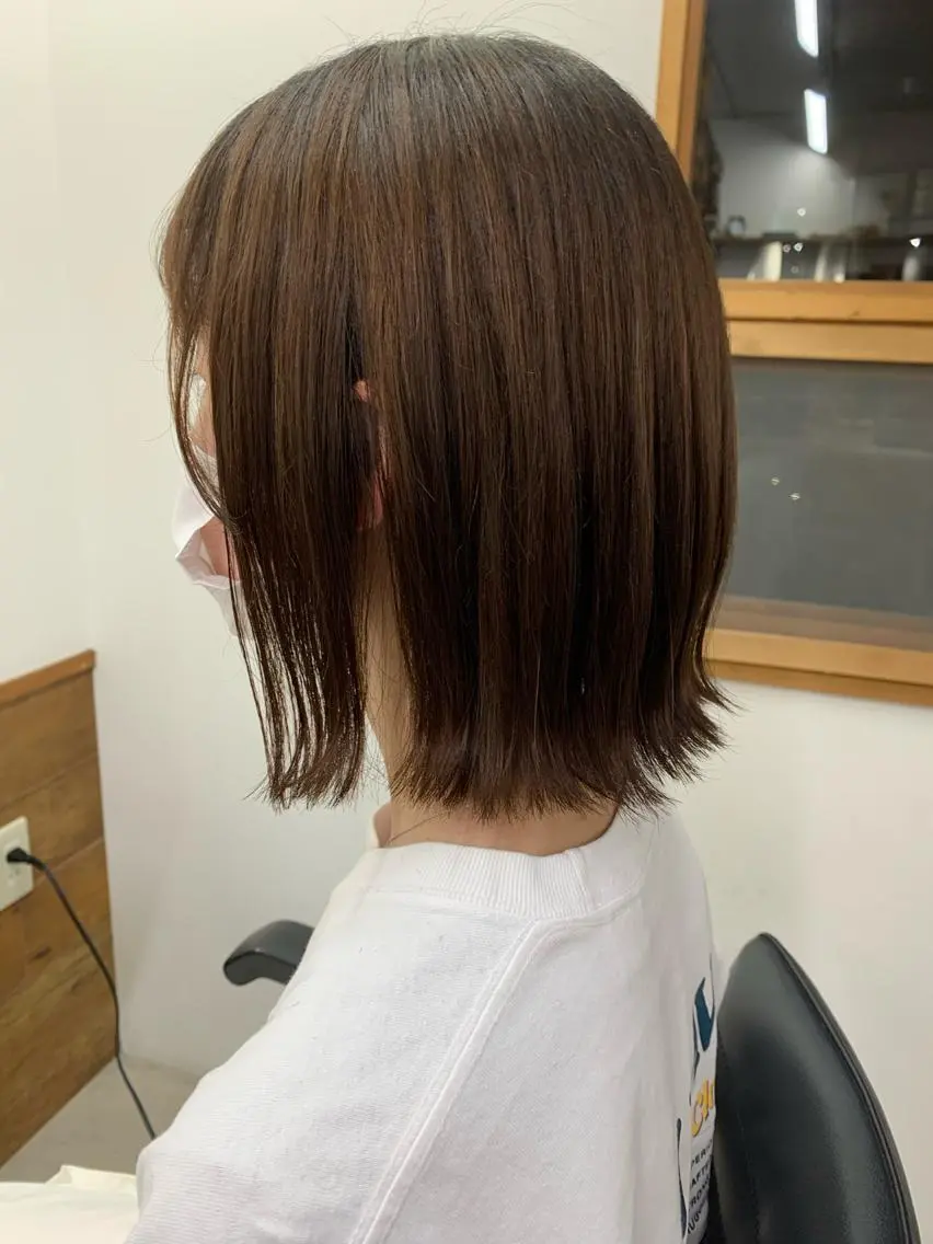 ショート ボブ Ririkoボブ 透明感カラー🤍のヘアスタイル