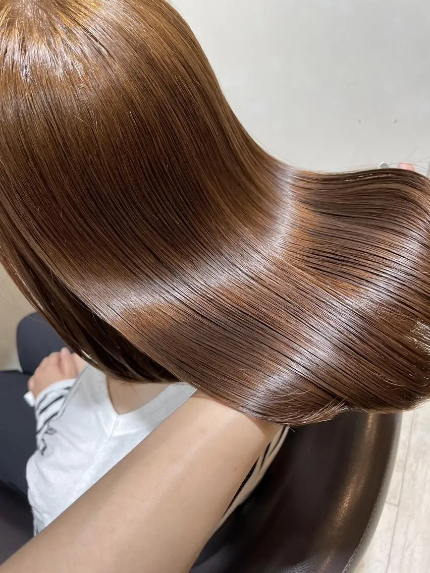 ロング カラー ヘアカラー トリートメント 🦄🫧透明感 絹髪特化🫧🍓のヘアスタイル