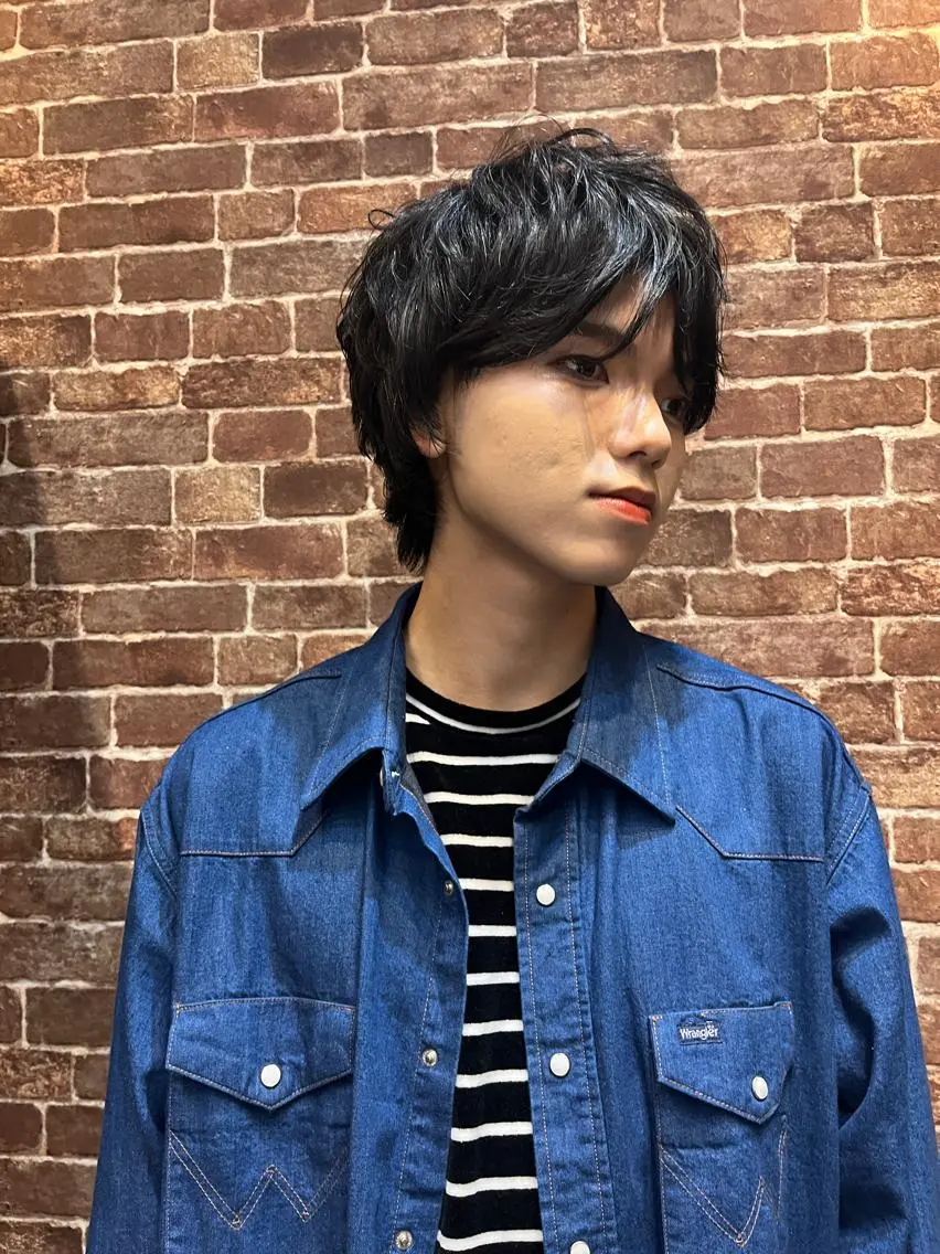 ショート カラー パーマ ヘアアレンジ メンズ キッズ ネイル マツエク・マツパ メンズハイライト メンズパーマ ブラウンカラー ケアカラー 透明感カラー 久木原 ゆりのヘアスタイル