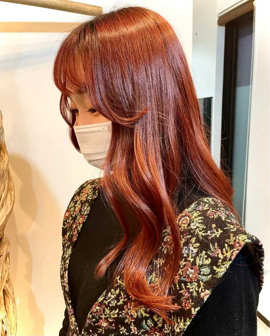 ロング カラー 中野 ゆかのヘアスタイル