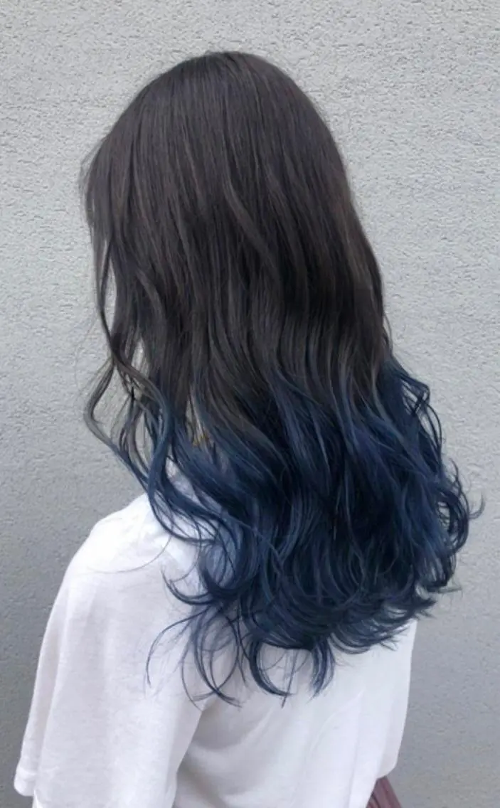 ロング カラー 透明感カラー ノザキ リョウスケのヘアスタイル