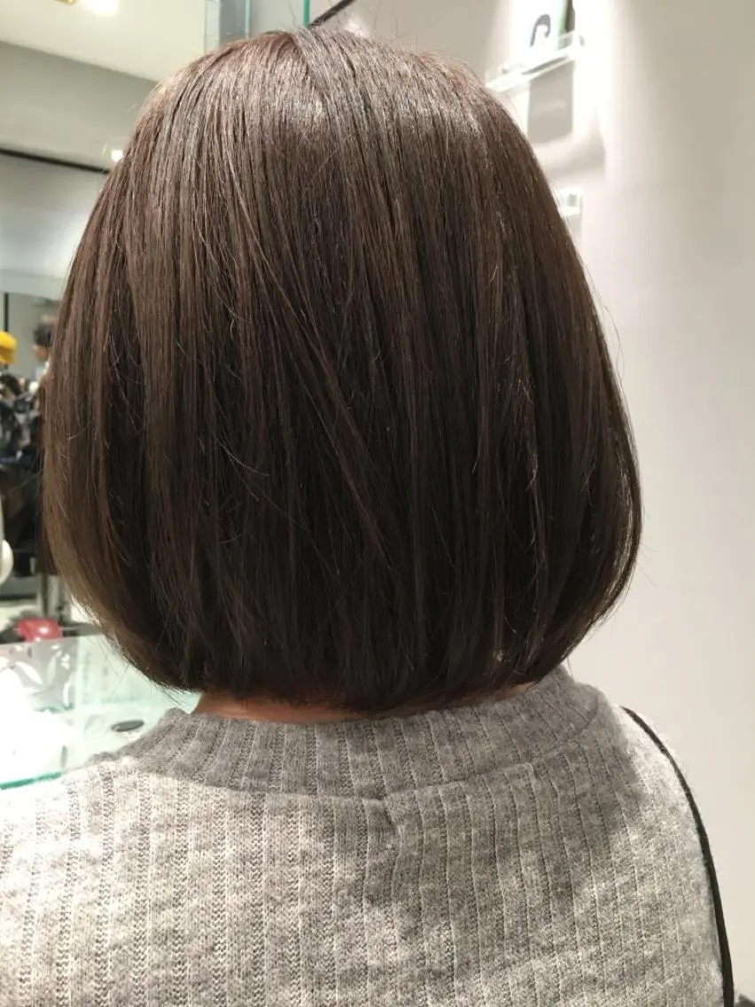 ミディアム ヘアカラー トリートメント ERIKO Tのヘアスタイル