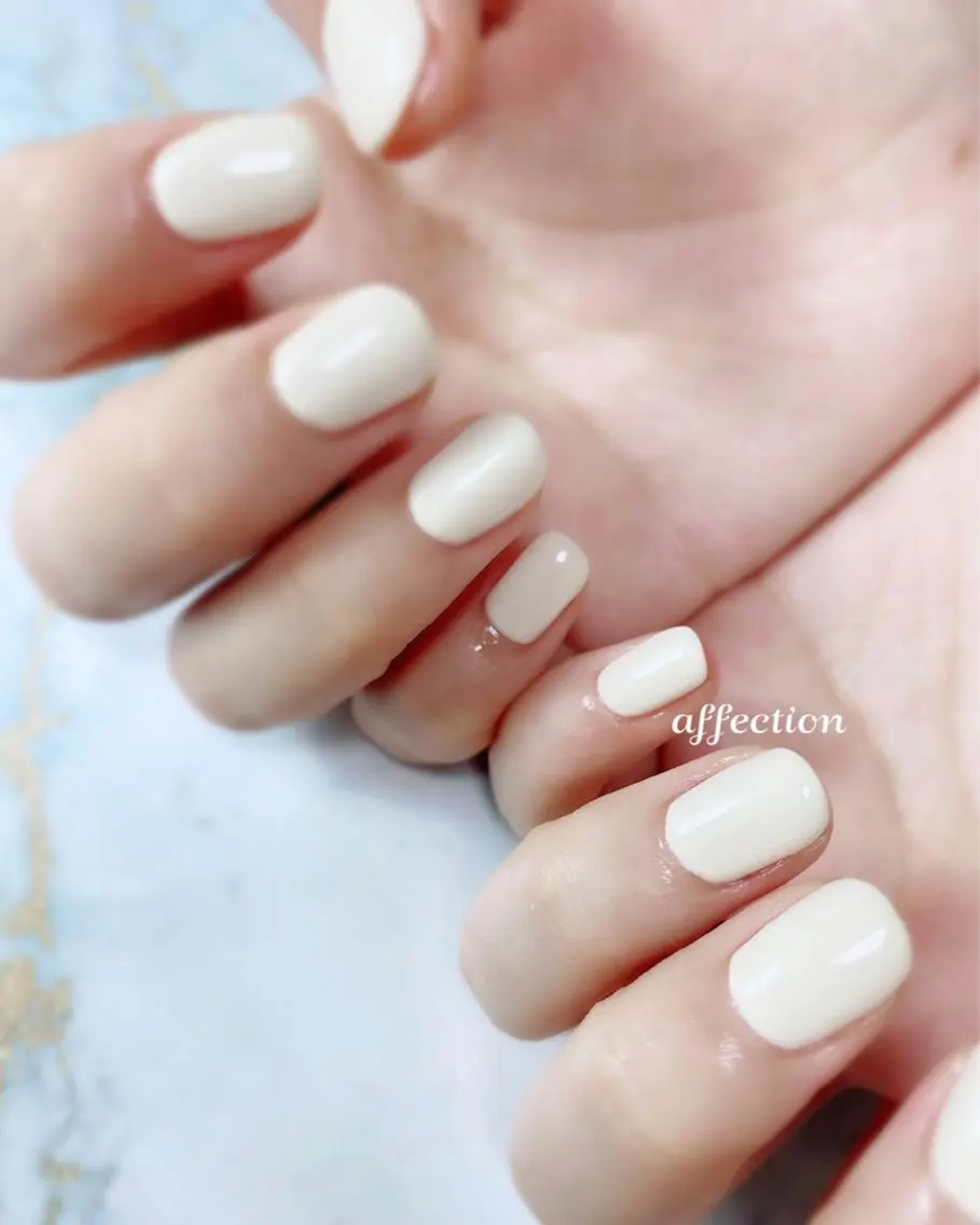 ネイル ワンカラーネイル affection 9のネイルデザイン