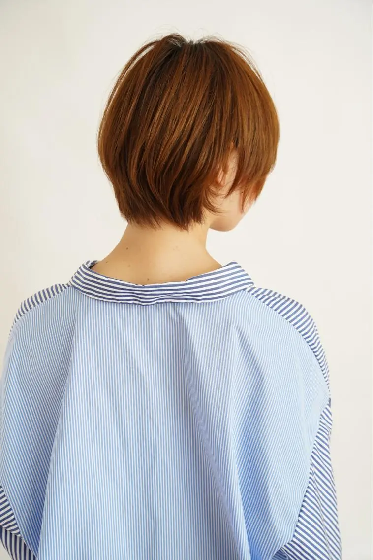 ショート カラー カット ヘアカラー 髪質改善縮毛矯正 美容師✂️山崎竜二のヘアスタイル