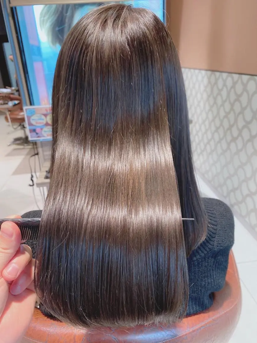 セミロング パーマ 池袋西口メンズパーマ 特化 石見柊羽のヘアスタイル