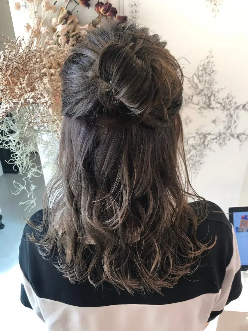 ミディアム 小濱 ありすのヘアスタイル