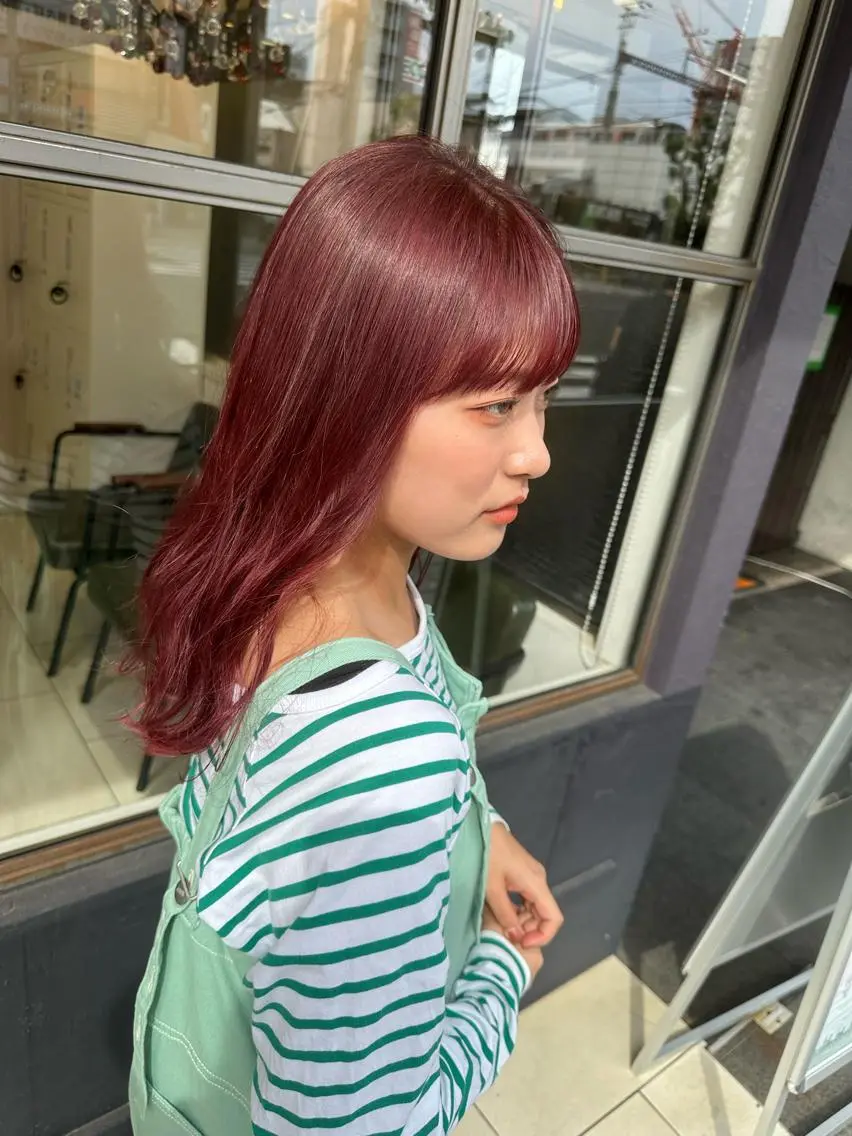 ロング ヘアカラー 反橋 聖のヘアスタイル
