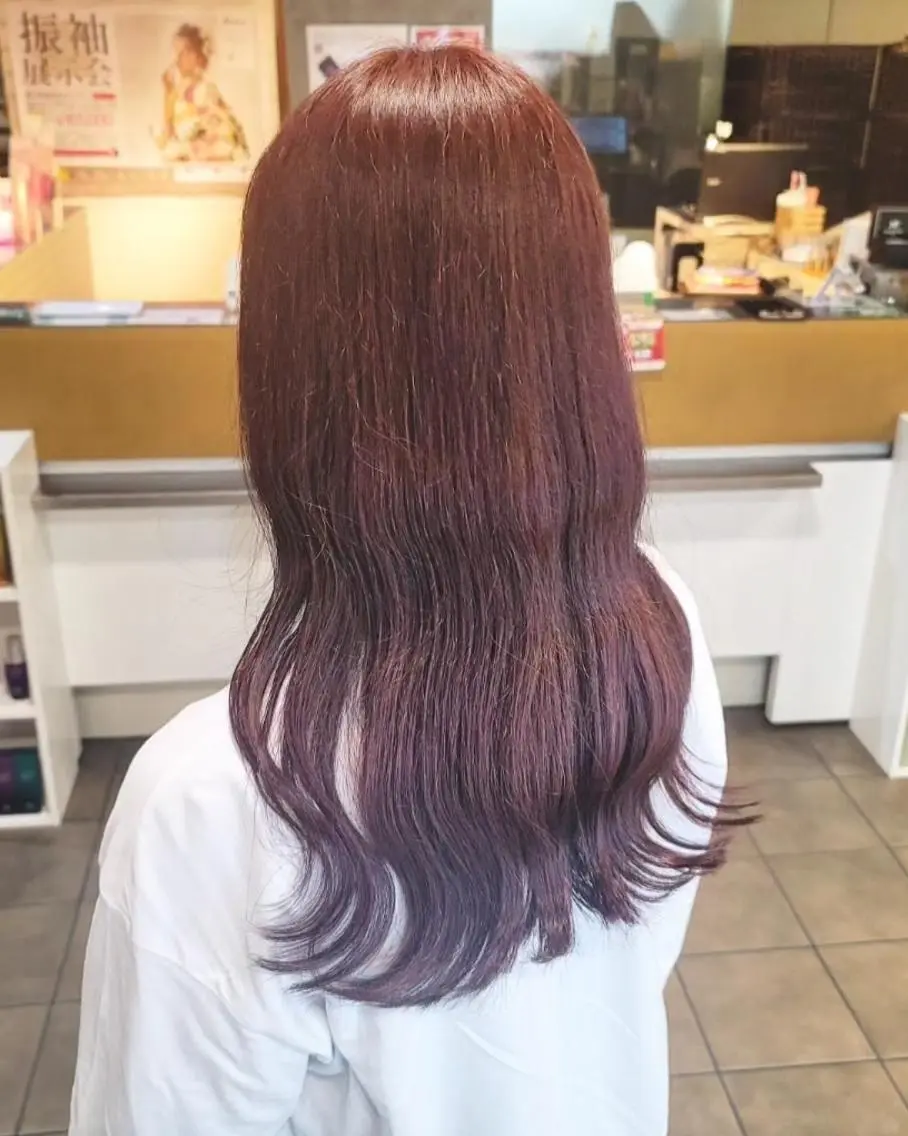 カラー ブラウンカラー ピンクカラー ️🫧髪質改善/縮毛 矯正/寺西紗友望🫧のヘアスタイル