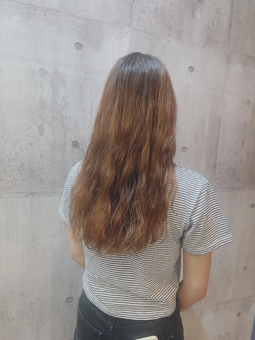ロング パーマ art-Lago 宮司のヘアスタイル