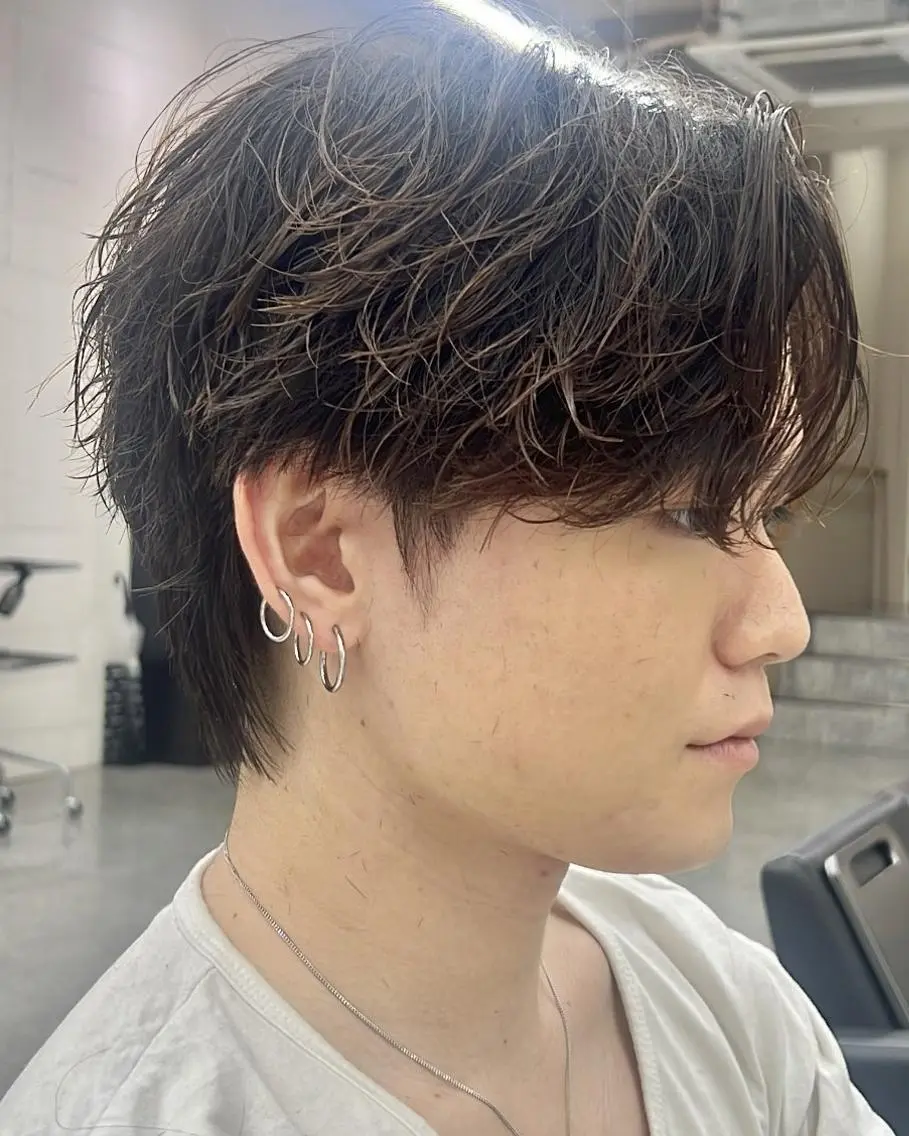 パーマ メンズ GLOP HOMME 店長 アオトのヘアスタイル